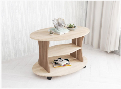 Журнальный стол Консул-1 дуб сонома/ясень шимо