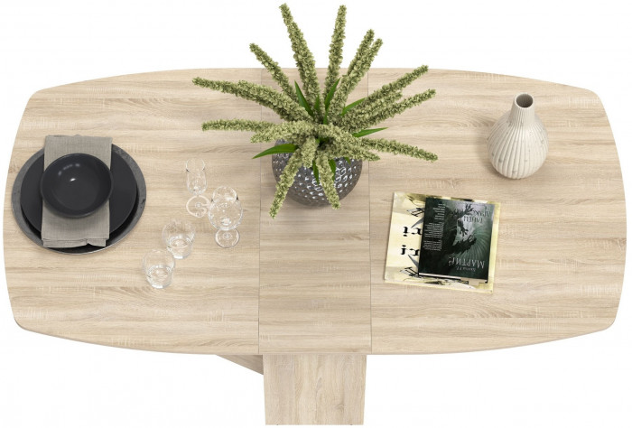 Стол-книжка раскладной 1-65М1дубсон, дуб сонома