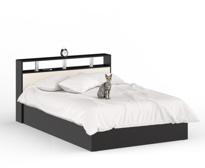 Камелия Кровать 1400, венге/дуб лоредо