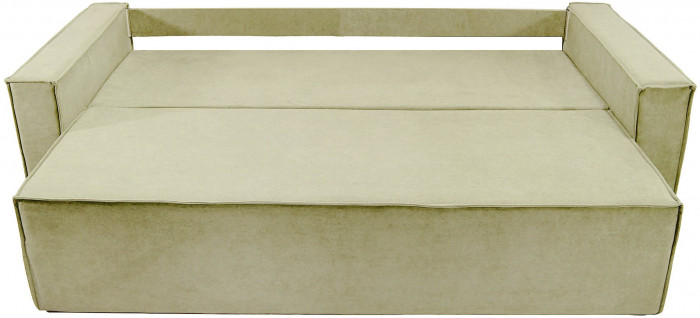 Диван еврокнижка Лофт Люкс велюр бежевый