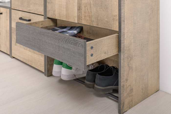 Трувор Прихожая 236, дуб гранж песочный/интра