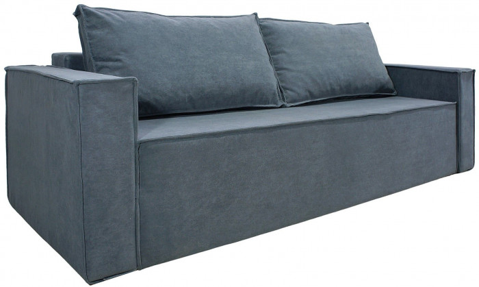 Диван-кровать раскладной еврокнижка Лофт Люкс 140 цвет серый