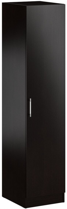 Кровать 1400 + Пенал Стандарт, цвет венге, ШхГхВ 143,5х203,5х70 + 45х52х200 см., сп.м. 1400х2000 мм., без матраса, основание есть