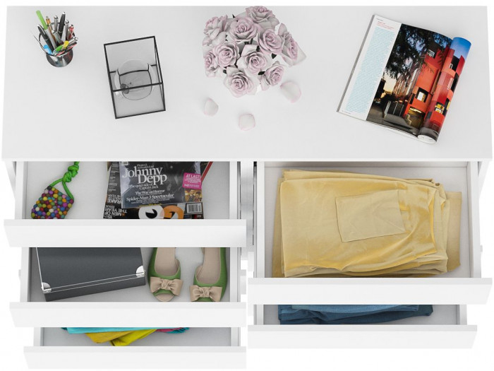 Мори Комод МК1200.8, цвет белый, ШхГхВ 120,4х41х94 см.