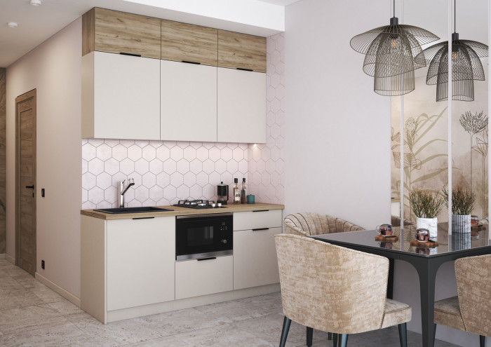 Кухня Бохо ЛДСП 1800