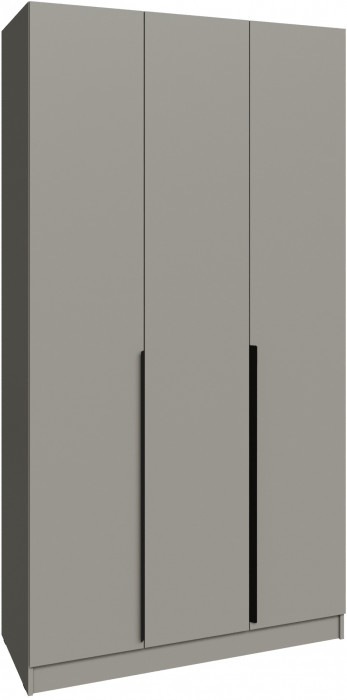 Шкаф Мадрид (1,2) с 3 ящ. внутри без зеркала, Мокко