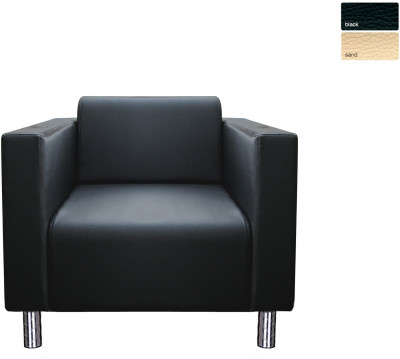 Кресло БЛЮЗ экокожа черное