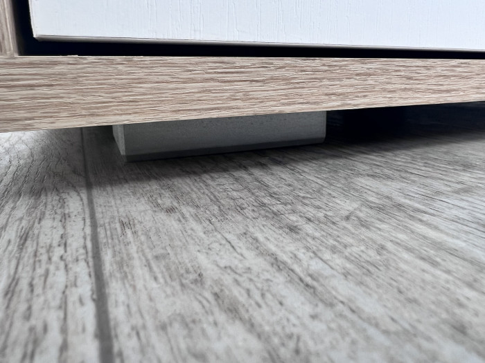 Компьютерный стол Квартет-9, Белый/Ателье светлое