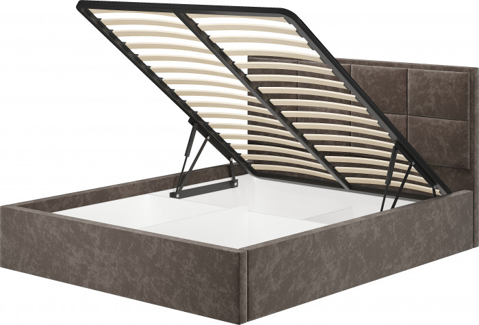Кровать 160х200 с подъемным механизмом Линда КР-16, Маренго
