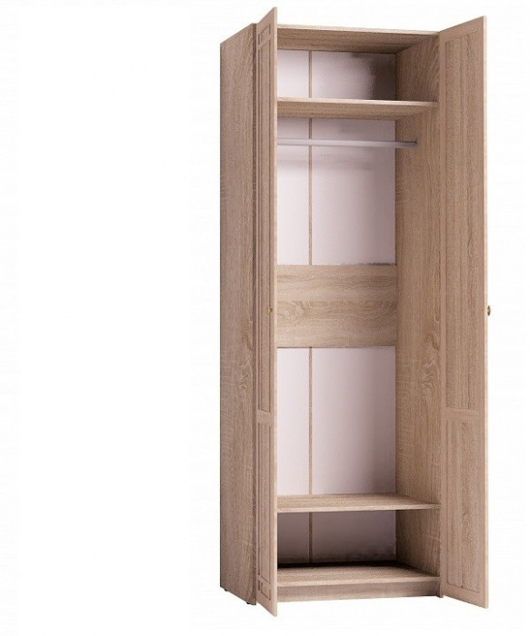 Шкаф распашной для одежды Sherlock 62, дуб сонома