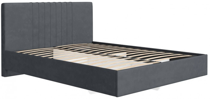 Кровать с латами Соло 180*200, Графит