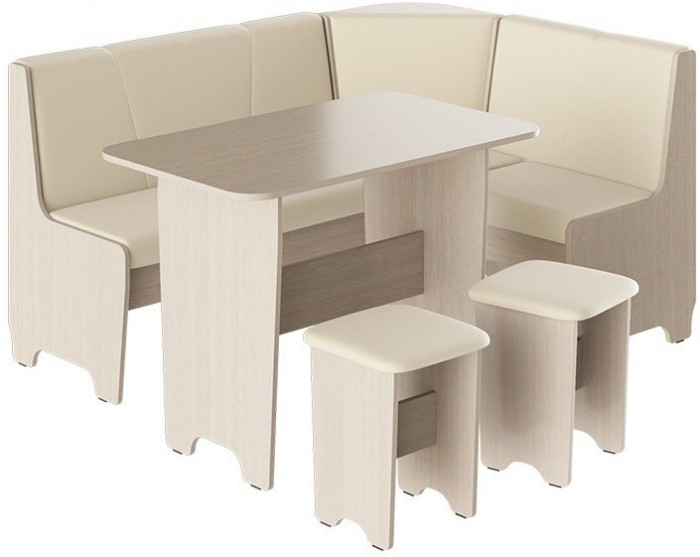 Техас Кухонный уголок Исп.1 (Венге/Экокожа коричневая)