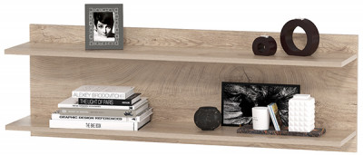 КР100 Бостон 09.132 Полка, цвет дуб эндгрейн элегантный, ШхГхВ 115,2х25,6х39 см.