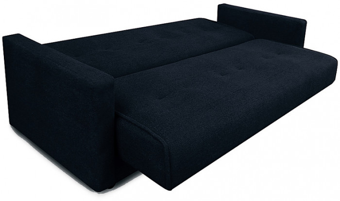 Диван Милан 120 черный ППУ