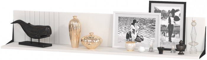 Валенсия Гостиная № 108, ЛДСП белый шагрень/МДФ белый шагрень