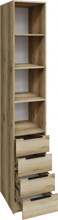 Шкаф Мадрид (0,4) с 4 ящ., Дуб делано