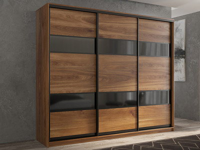 Шкаф-купе Кааппи 7 Кастелло Бренди 240х60х230 см