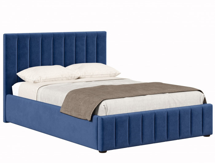 Кровать с подъёмным механизмом 1800 Верона, темно-синий