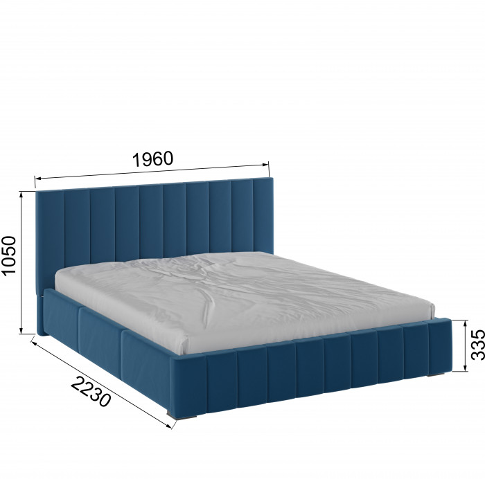 Нега Кровать интерьерная 180 атлантида, ортопед