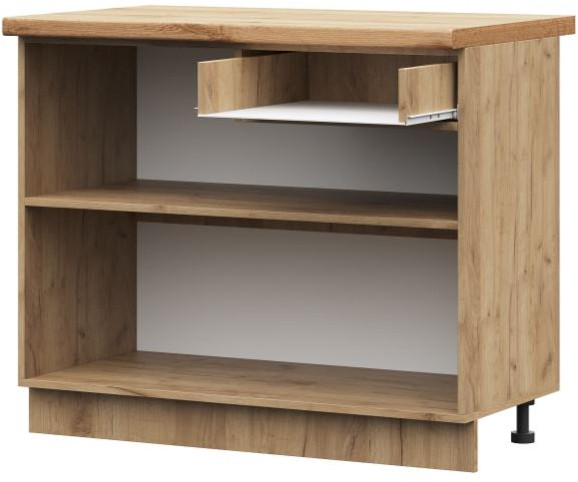 ШН1Я 1000 корпус шкаф нижний (1000х820х474) ПВ дуб крафт золото