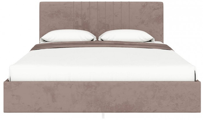 Кровать с латами Соло 160*200, Коричневый, бежевый