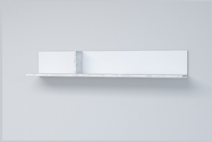 Эго Полка ПЛ-2 (Глянец Белый/Дуб Крафт Золотой)