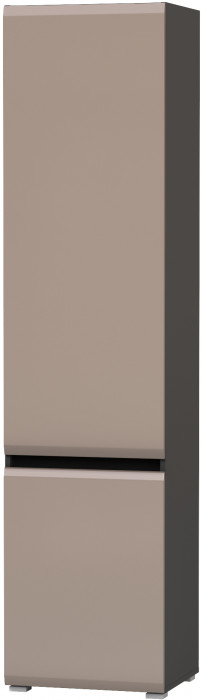 Сидней 13.200 Шкаф, корпус антрацит/фасады: МДФ веллюто капучино