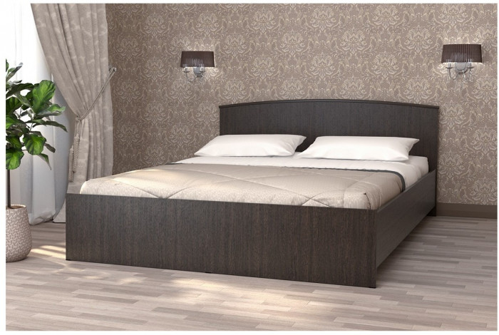 Кровать арт.032, низкий щиток, 160 (Дуб крафт золотой)