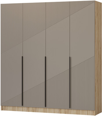 Шкаф Авис 2,0, Крафт золотой/Крема