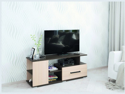 Тумба ТВ Парус-4 венге/дуб молочный