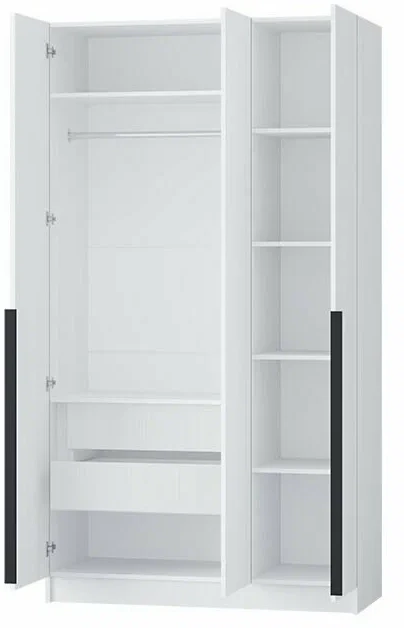 Шкаф Авангард 1200, Белый древесный