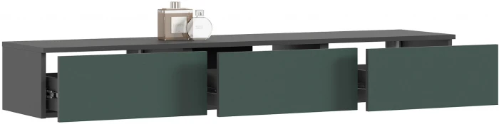 Норд Модульная Гостиная, вариант №2, Графит/Изумрудный