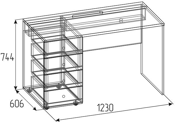 Стол письменный Лойс 84
