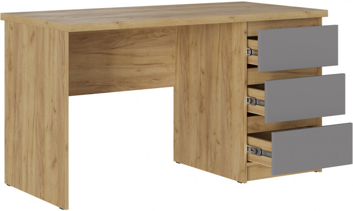 Кабинет Бостон, композиция 3, крафт золотой/серый шифер