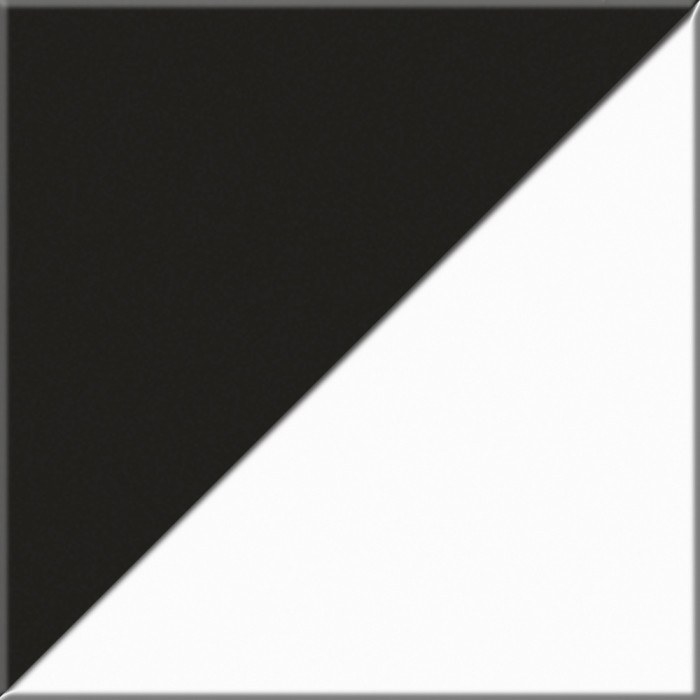 Сидней 13.201 Шкаф-витрина 2 штуки + Шкаф 13.200, корпус: белый/чёрный/фасады: МДФ белый глянец/стекло