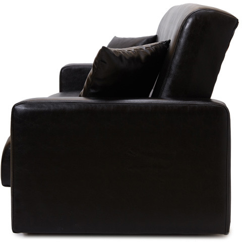 Диван Аккорд 120 черный ППУ