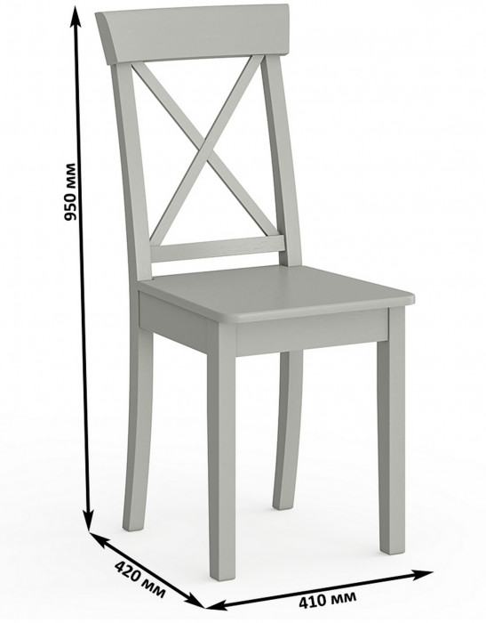 Стул Мебель--24 разборный Гольф-14, серый