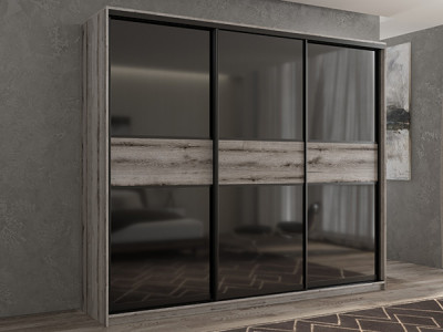 Шкаф-купе Кааппи 12 Эвок Окаменелый 200х60х230 см