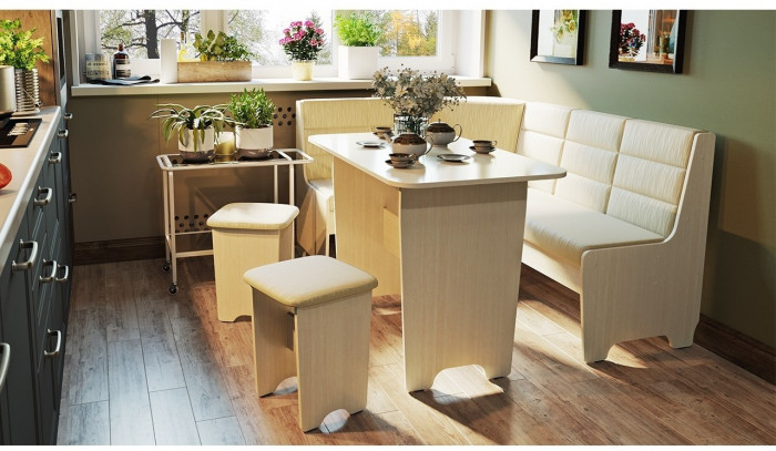 Техас Кухонный уголок Исп.2 (Дуб Сонома/Кашемир коричневый)