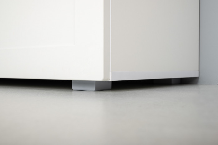 Остин 11.53 Кровать + ортопед + 16.240 Комод + 16.152 Тумба прикроватная, белый шагрень/дуб крафт золотой