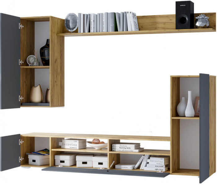 Гостиная Диаманд, Крафт, Графит