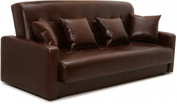 Диван Аккорд 120 коричневый ППУ