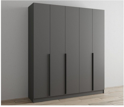 Шкаф Мадрид 2000 без зеркала графит серый