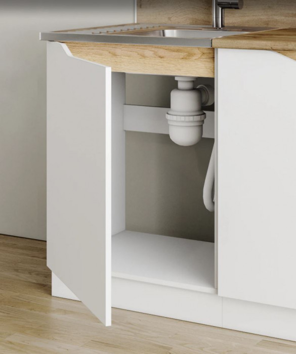 кухня Мирра 1,2 NEW белый/белый