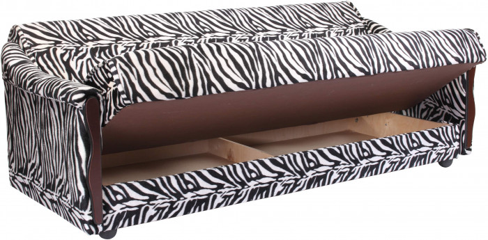Диван Уют 120 велюр зебра ППУ