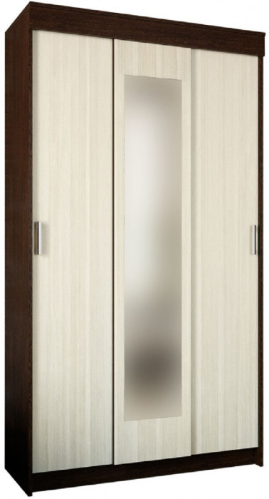 Эко Шкаф-купе (Вотан / Белый гладкий)