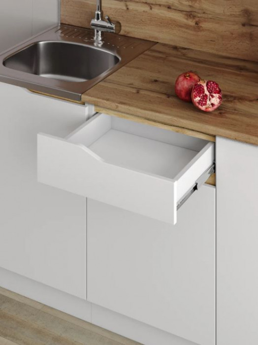 кухня Мирра 1,5 NEW белый/белый