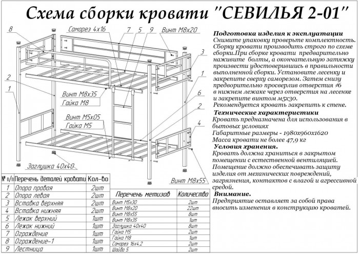 Двухъярусная кровать Севилья-2.01 комби (Салатовый, Белый)