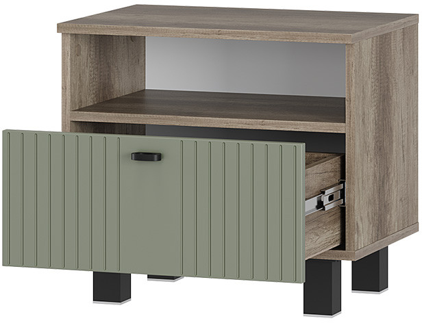 Тумба прикроватная Олива ТБ-14, Дуб каньон, МФ12