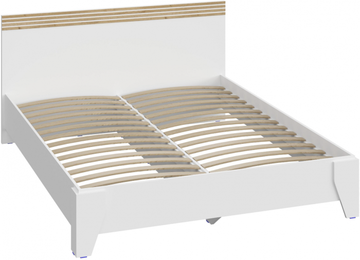 Модульная спальня Нао, набор №7, Белый/Профиль МДФ Дуб вотан